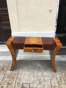 Console Art Deco en Pallisandre loupe dorme