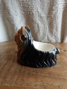 Coquetier zoomorphe chien Yorkshire