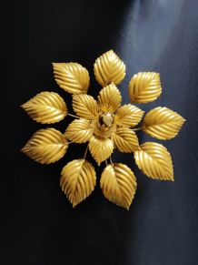 applique feuilles vintage