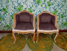 Fauteuils style Louis XV