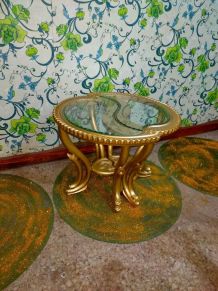 Table basse en bois de hetre