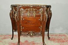 Commode style Louis xv trios tir