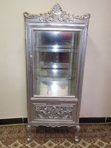 Vitrine argenté