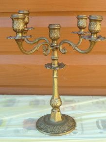 chandelier laiton, vintage