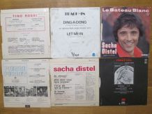 Vinyles 10 Disques 45 Tours - Années 70-80 