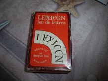 jeu de cartes Lexicon