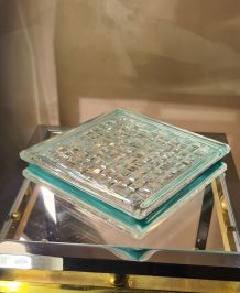 pavé de verre ,dessous de plat 1930 à 70 utiliser part de no