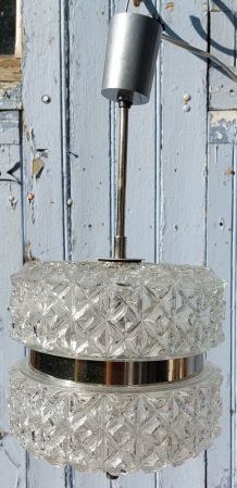 suspension en verre des années 60