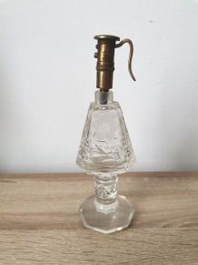 Ancienne bouteille de parfum en verre vintage