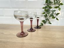 Set de 3 verres à pied 