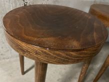 Paire de tabourets style Baumann