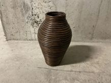 Vase en rotin