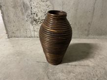 Vase en rotin