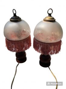 2 lampes vintage