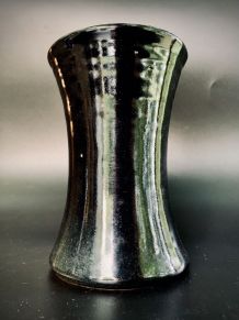 Vase vintage noir 