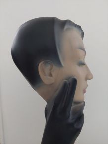 buste plâtre Christian Dior