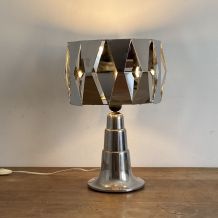 Lampe space age. 1970. Inox Chromé.