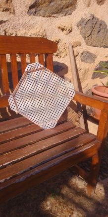 Plateau Mathieu Matégot en rigitulle 