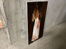 Huile sur toile « Femme africaine »