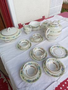 Pièces services porcelaine de limoges années 30