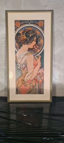 cadre art nouveau mucha , encadrement par pro dans  les anné
