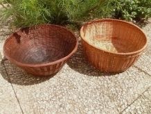 lot de 2 cache-pot , vintage