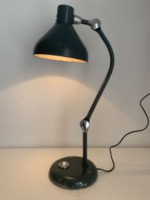 Lampe vintage 1950 Jumo GS1 vert viride - 55 cm