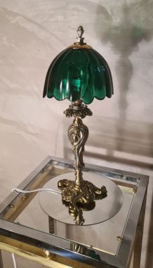 lampe de style rocaille,doré 38x15 , tres jolie electricité 