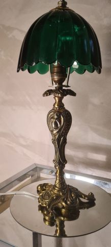 lampe de style rocaille,doré 38x15 , tres jolie electricité 