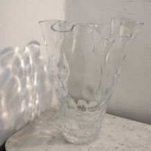 Grand Vase en verre soufflé Pièce Unique