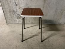 Tabouret en formica années 70