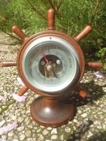 baromètre , gouvernail de bateau , vintage