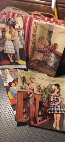 20 cartes années 60 couple