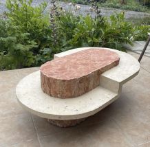 Table basse vintage design Magnussen Ponte, 1980s