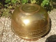 cache pot , métal , vintage