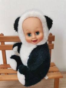 Peluche bébé panda  année 80-90 
