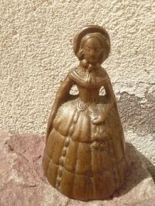 cloche en laiton femme , vintage