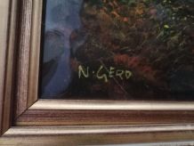 Tableau signé N. GERO