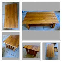 Table de salon chêne massif