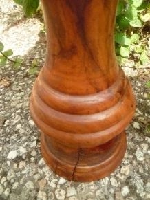 vase en bois d'olivier