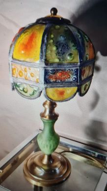 Lampe brutalist à abat jour attribué à philip delfinger Mexi