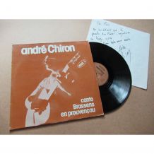 ANDRE CHIRON canto georges brassens en prouvençau Lp 1979