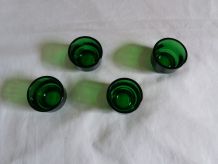 Lot de 4 coquetiers en verre