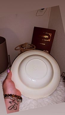 Assiette creuse en porcelaine 