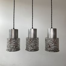 LOT 3 ANCIENNES SUSPENSIONS RAAK AMSTERDAM VINTAGE