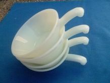 4 tasses anchor hocking made in USA, vintage