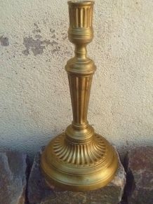 bougeoir , laiton épais  , vintage