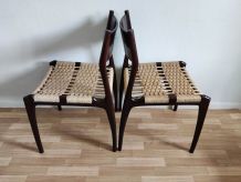 chaises en corde vintage