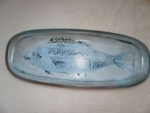 Plat céramique  ateliers Yvon Roy Montgolfier