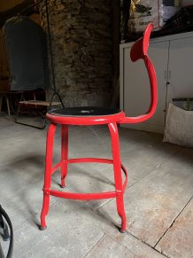 12 chaises Nicolle (6 rouge et 6 noire)